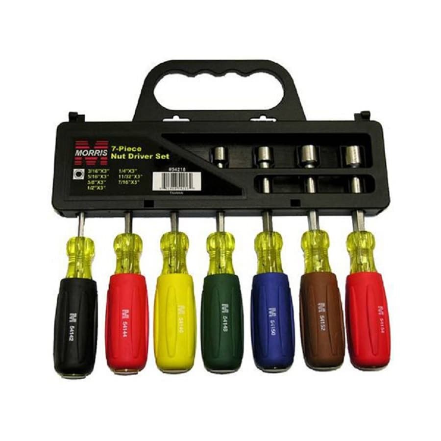 MORRIS 7Piece 3in SAE Hex Nut Driver Set at