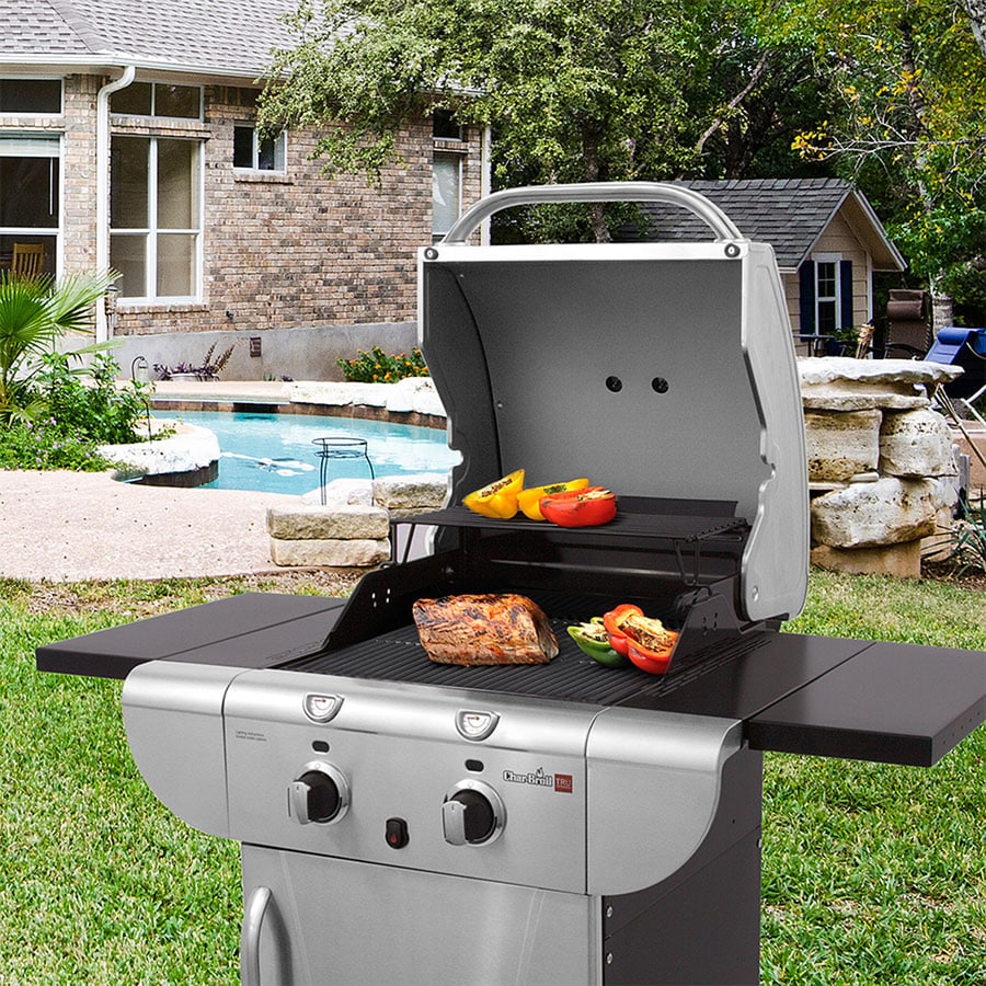 Char Broil Commercial Series Stainless Steel 2 Burner Liquid Propane Infrared Gas Grill at Lowes