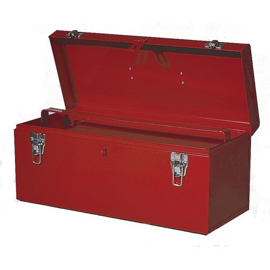 International Tool Storage Economy 21in Steel Lockable Tool Box (Red