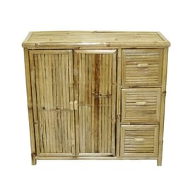 Coastal Office Cabinets At Lowes Bamboo 54 Natural Office Cabinet