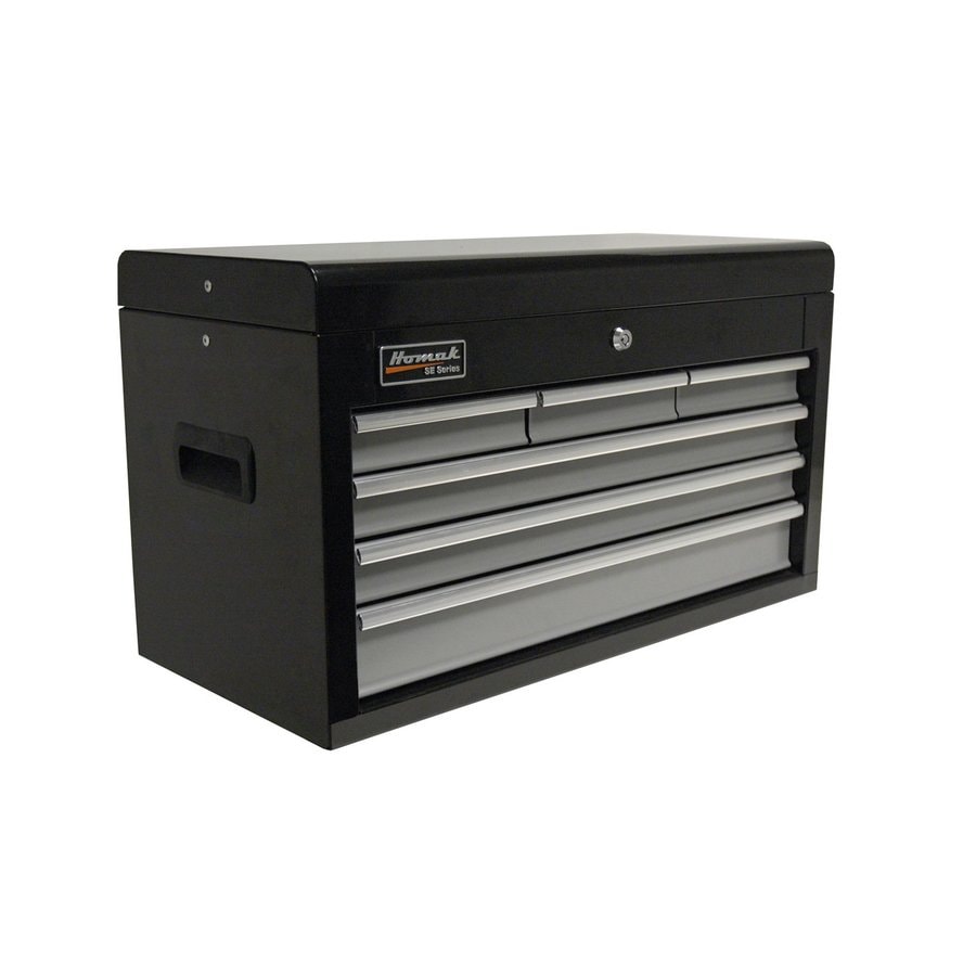 Homak SE 26-in W x 14.875-in H 6-Drawer Ball-bearing Steel Tool Chest ...