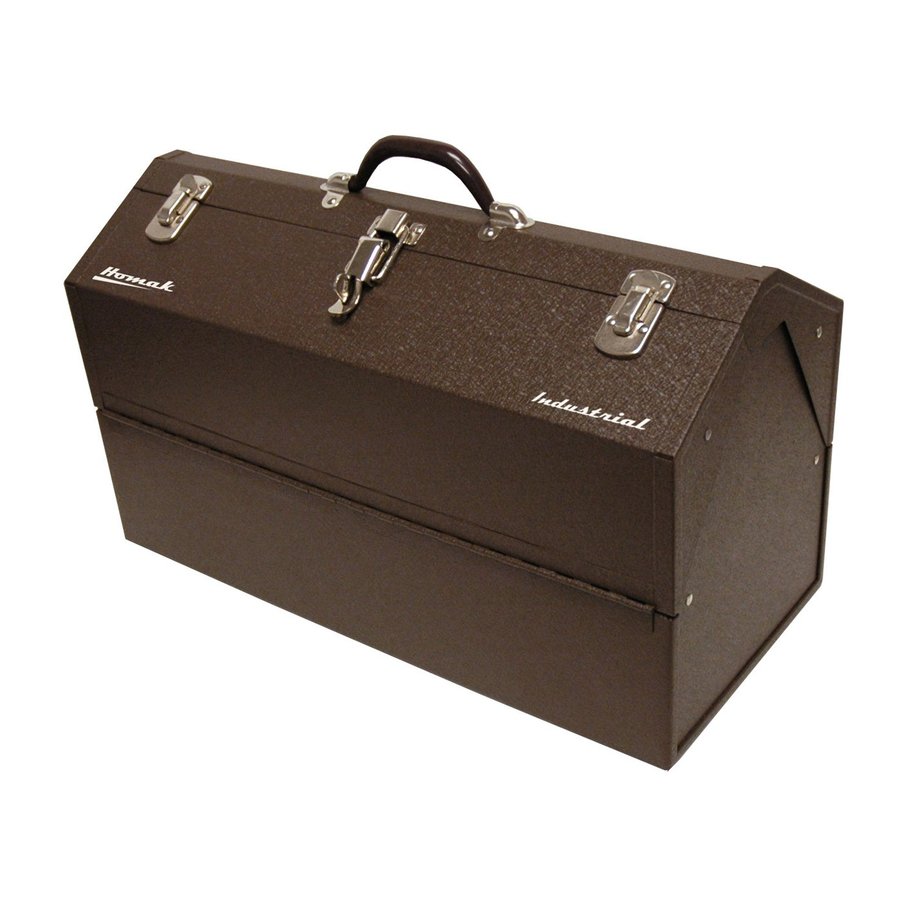 Homak Industrial 22.125-in Steel Lockable Tool Box (Brown) at Lowes.com