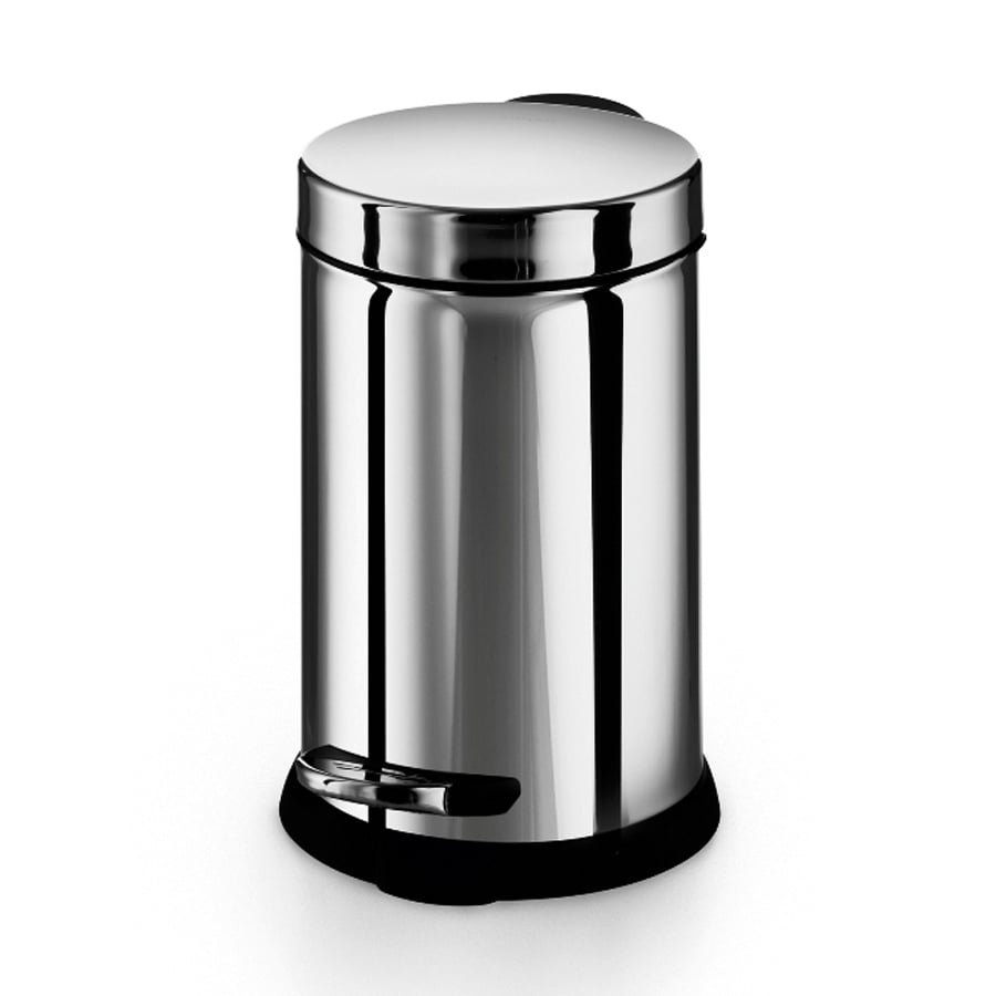 WS Bath Collections Otel 3 Liter Stainless Steel Indoor Trash Can With   4740288 