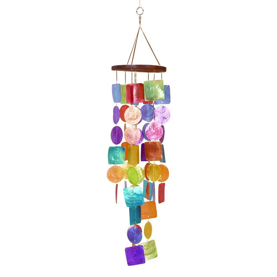 Woodland Imports 20 5 In Multicolored Shell Modern Wind Chime Woodland Imports 20 5 In Multicolored Shell Modern Wind Chime
