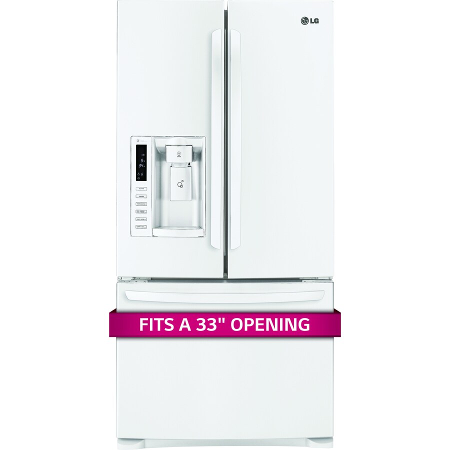 LG 24.9-cu ft French Door Refrigerator with Ice Maker (Smooth