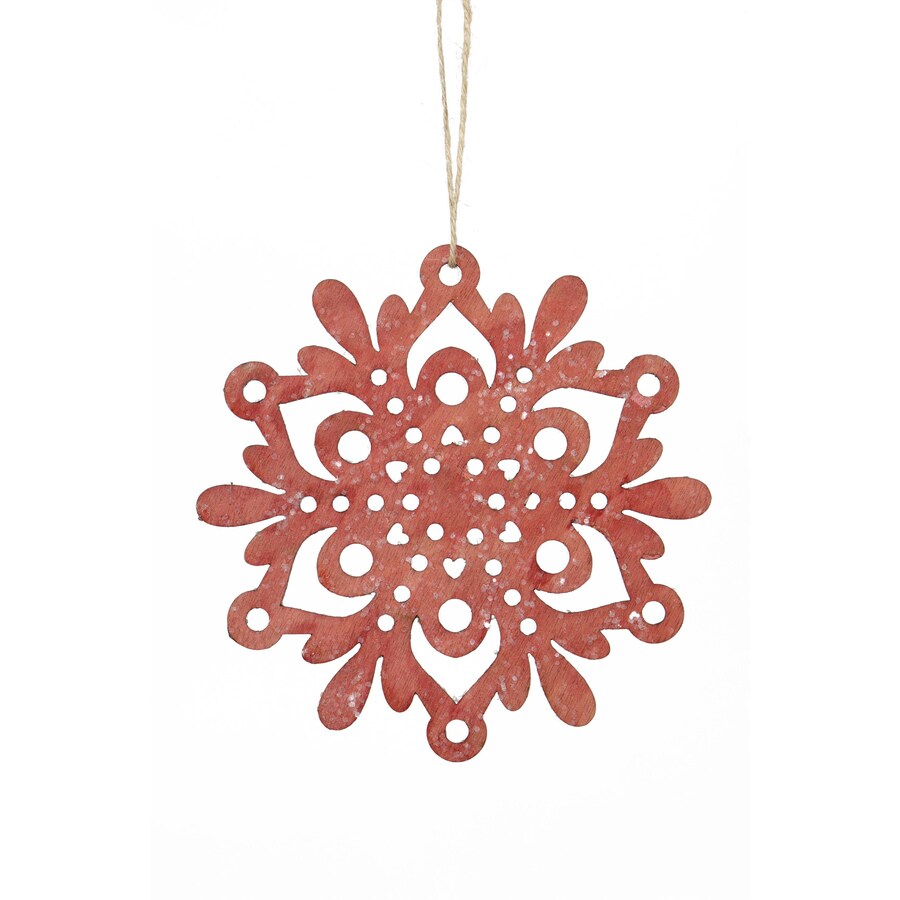 Holiday Living Red Snowflake Ornament at Lowes.com