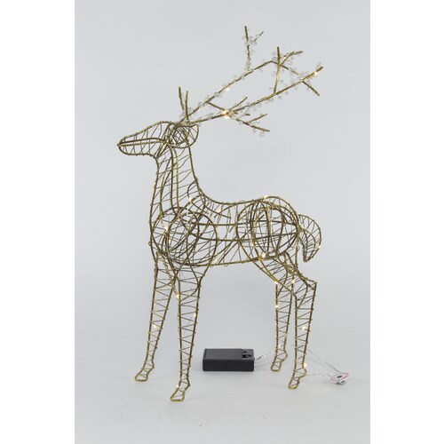 Holiday Living Lighted Deer in the Novelty Christmas Decorations