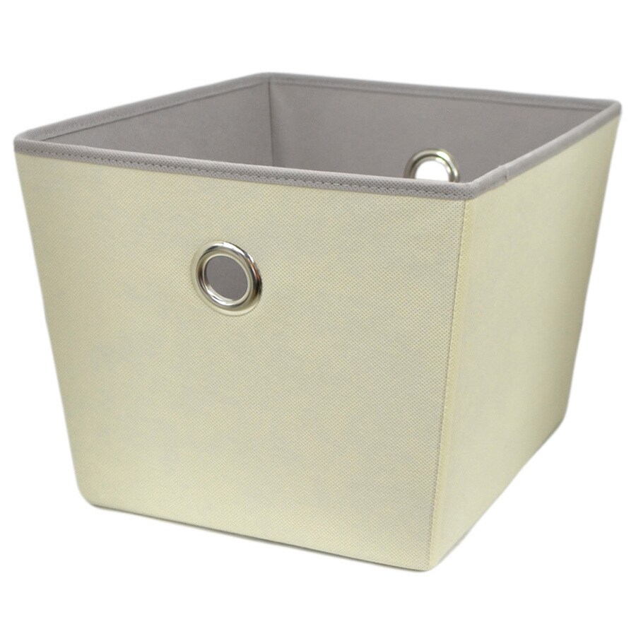 12 X 14 Storage Bins Designs Style Selections Grommet 12 In W X 10 H 14 D Cream