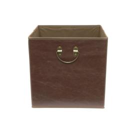 Storage Bins Baskets At Lowes 12 75 In W X H D Dark Brown