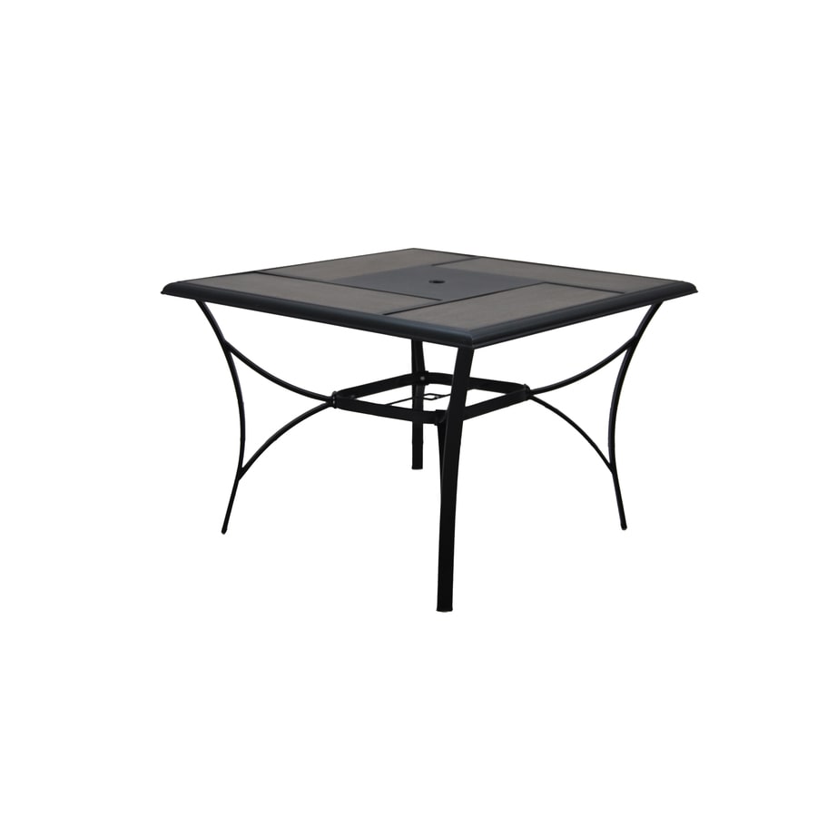 Garden Treasures Skytop Square Outdoor Dining Table 42 In W X 42