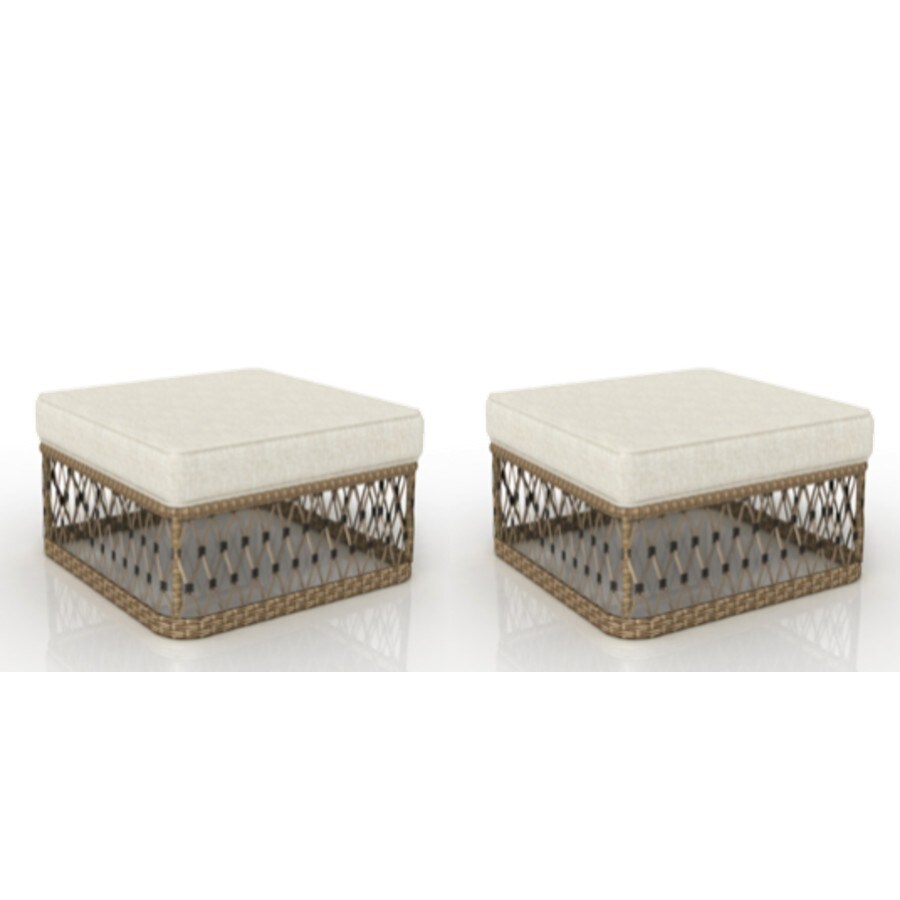 Style Selections Outdoor Ottomans & Foot Stools at