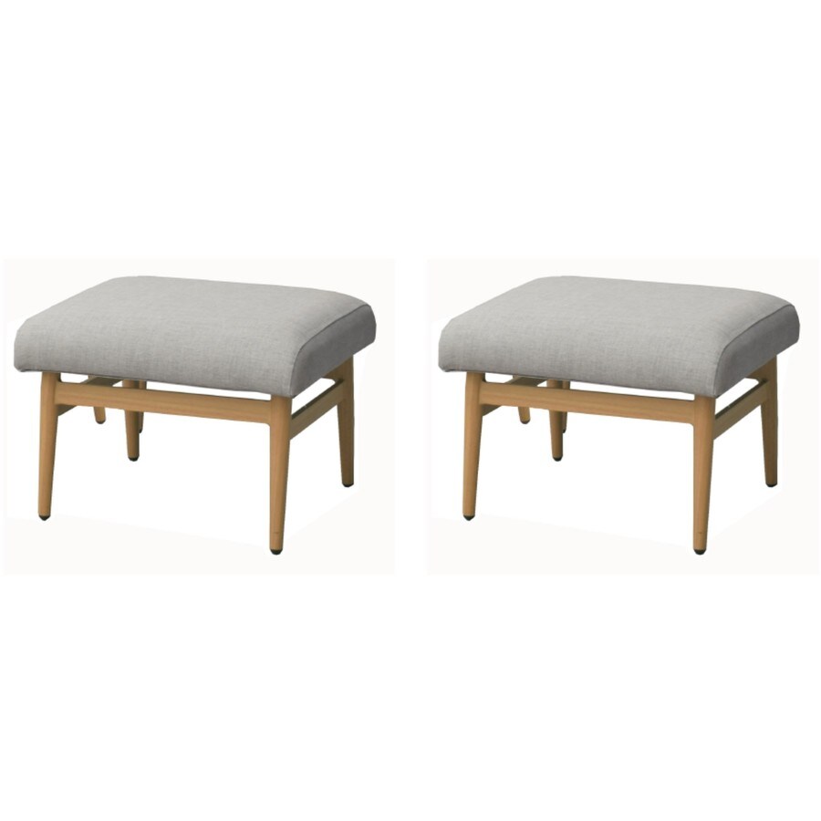 allen + roth A+R HIGHLAND CREEK 2PK OTTOMAN in the Outdoor Ottomans