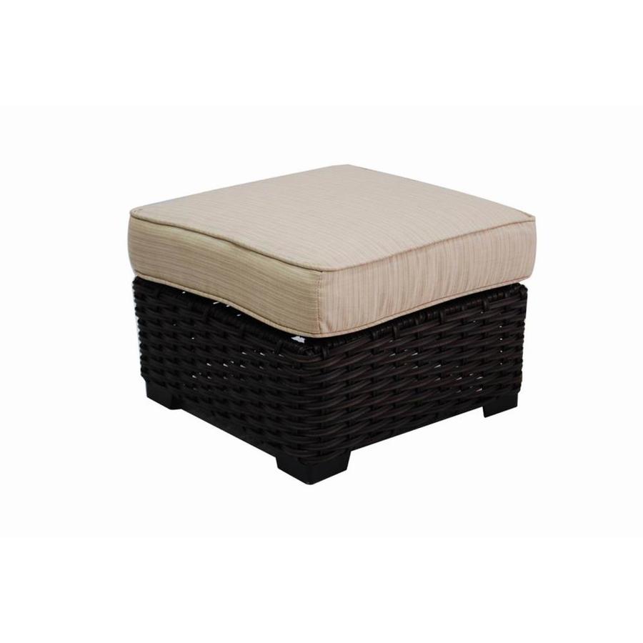 Allen Roth Blaney Woven Ottoman At Lowes Allen Roth Blaney Woven Ottoman