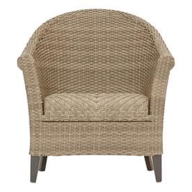 allen + roth Caledon Set of 2 Woven Metal Stationary Conversation Chair(s) with Woven Seat