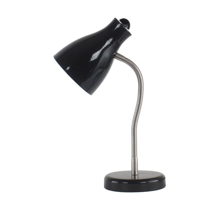 Style Selections 14 Adjustable Black Desk Lamp At Lowes Com