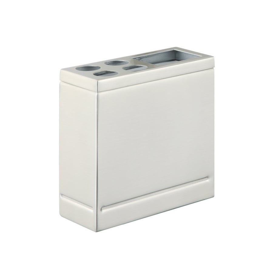 Allen Roth Maxton Brushed Nickel Metal Toothbrush Holder At Allen Roth Maxton Brushed Nickel Metal Toothbrush Holder