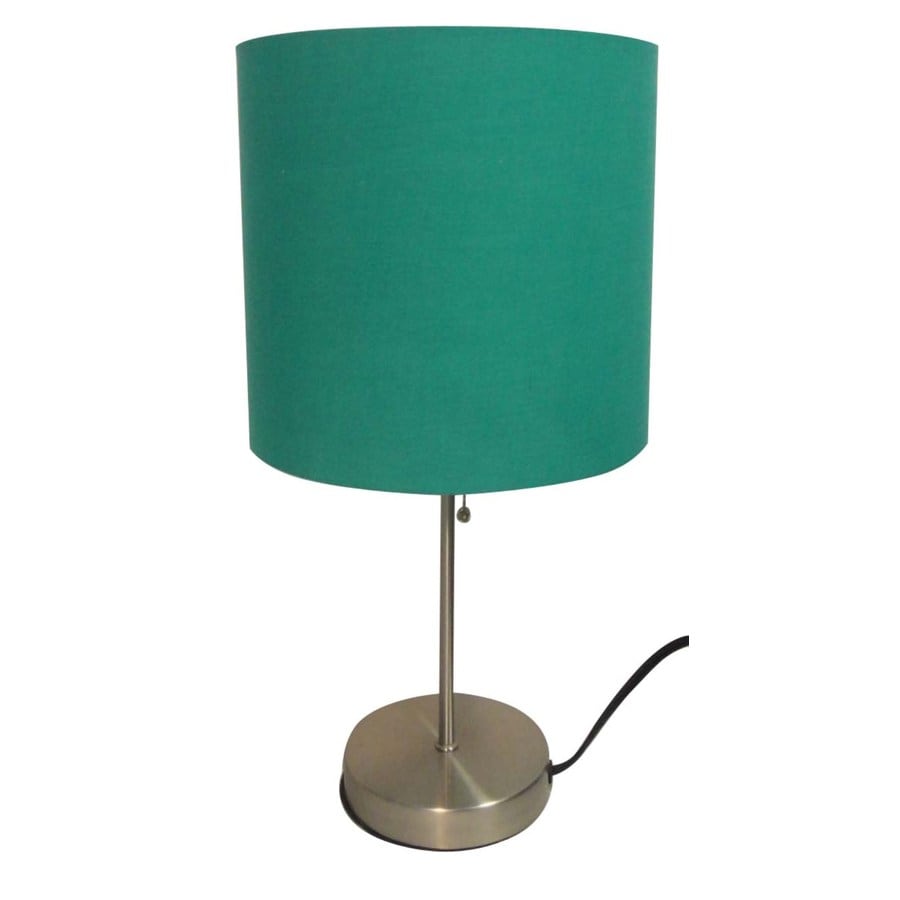 Style Selections 17 91 In Satin Nickel Indoor Table Lamp