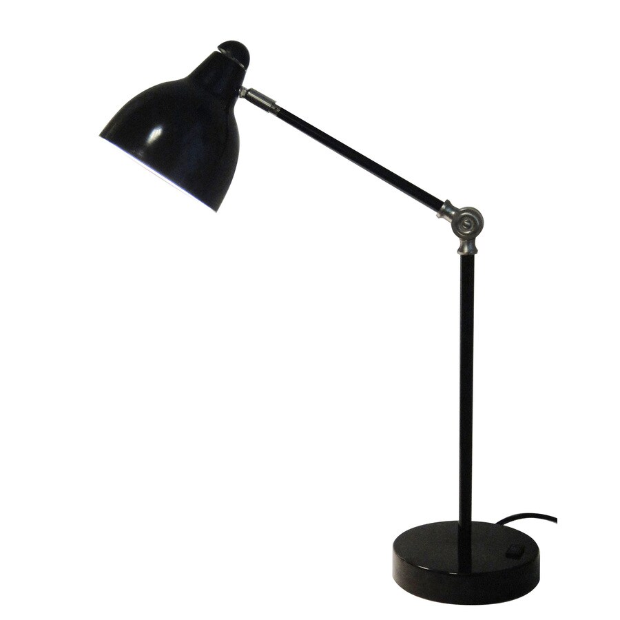 Style Selections 31 3 In Adjustable Black Painting Desk Lamp With