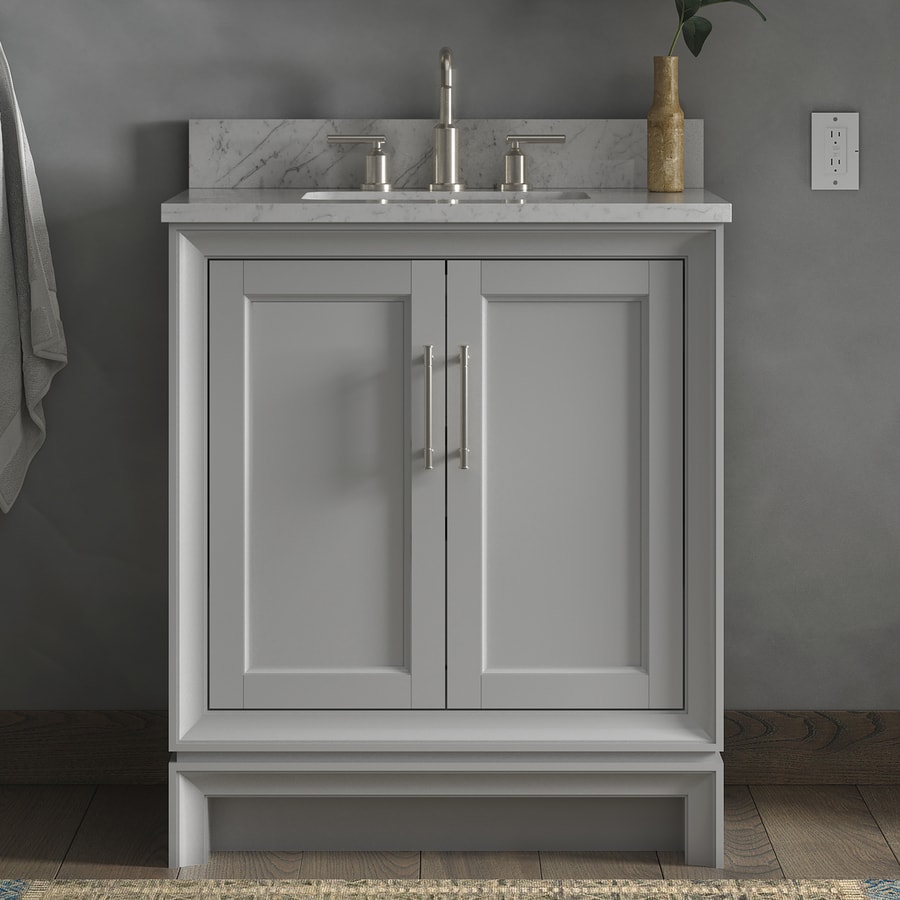 Gray Bathroom Vanities with Tops at