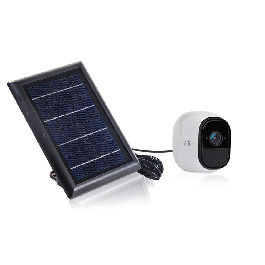 Solar Panel for Arlo Pro Black 2440mah Lithium Ion (Liion) Security Camera Battery Charger at