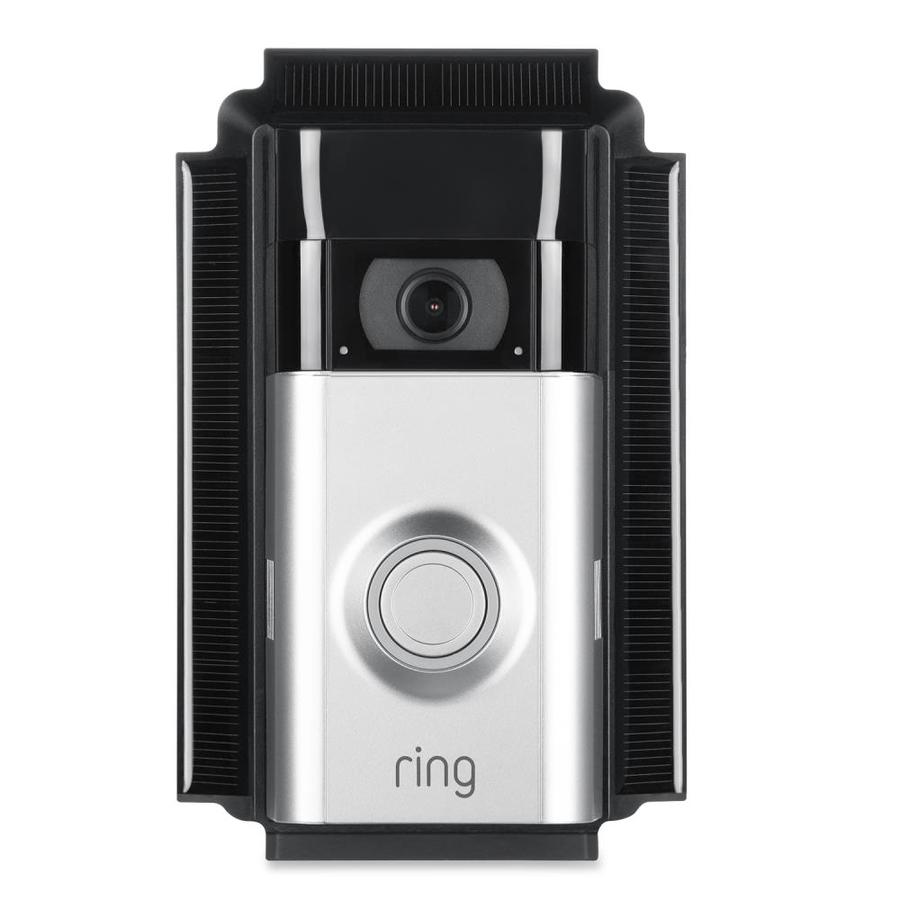Wasserstein Ring Doorbell 2 solar charger 12ft Black Security Camera