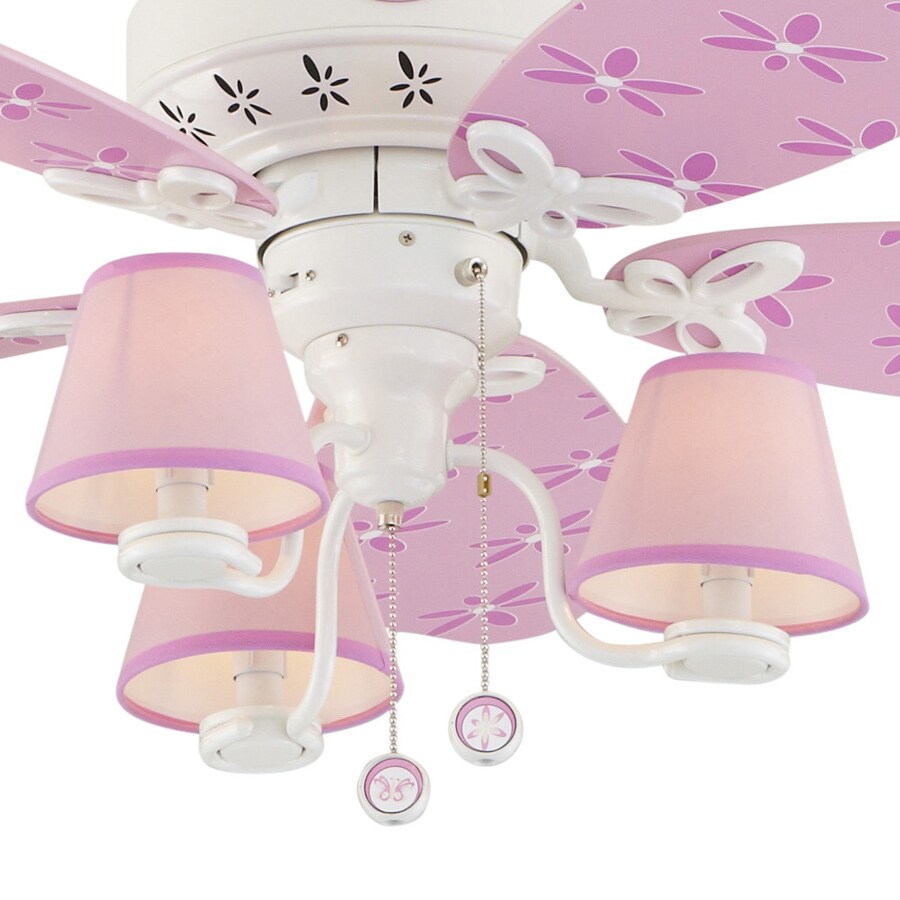 36 Hunter Valda Blush Pink Modern LED Ceiling Fan with Remote - #733H1