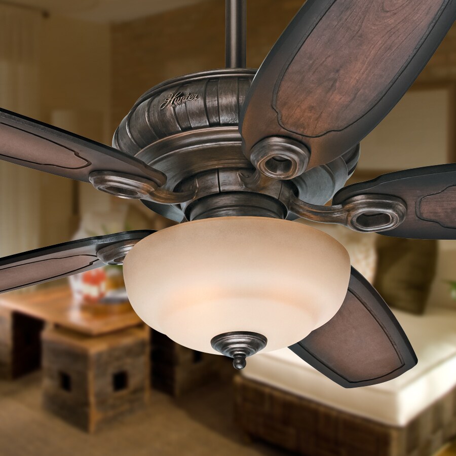 Hunter Kingsbridge 54 In Indoor Ceiling Fan With Light Kit 5 Kingsbridge 54 In Indoor Ceiling Fan