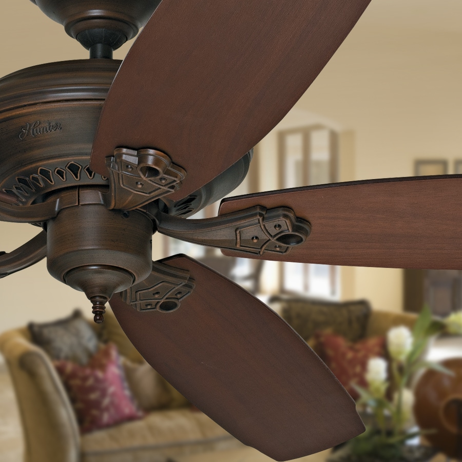 Prestige by Hunter Headley 64in Cocoa Indoor Ceiling Fan (5Blade) at