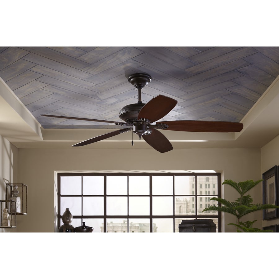 Prestige by Hunter Headley 64in Cocoa Indoor Ceiling Fan (5Blade) at