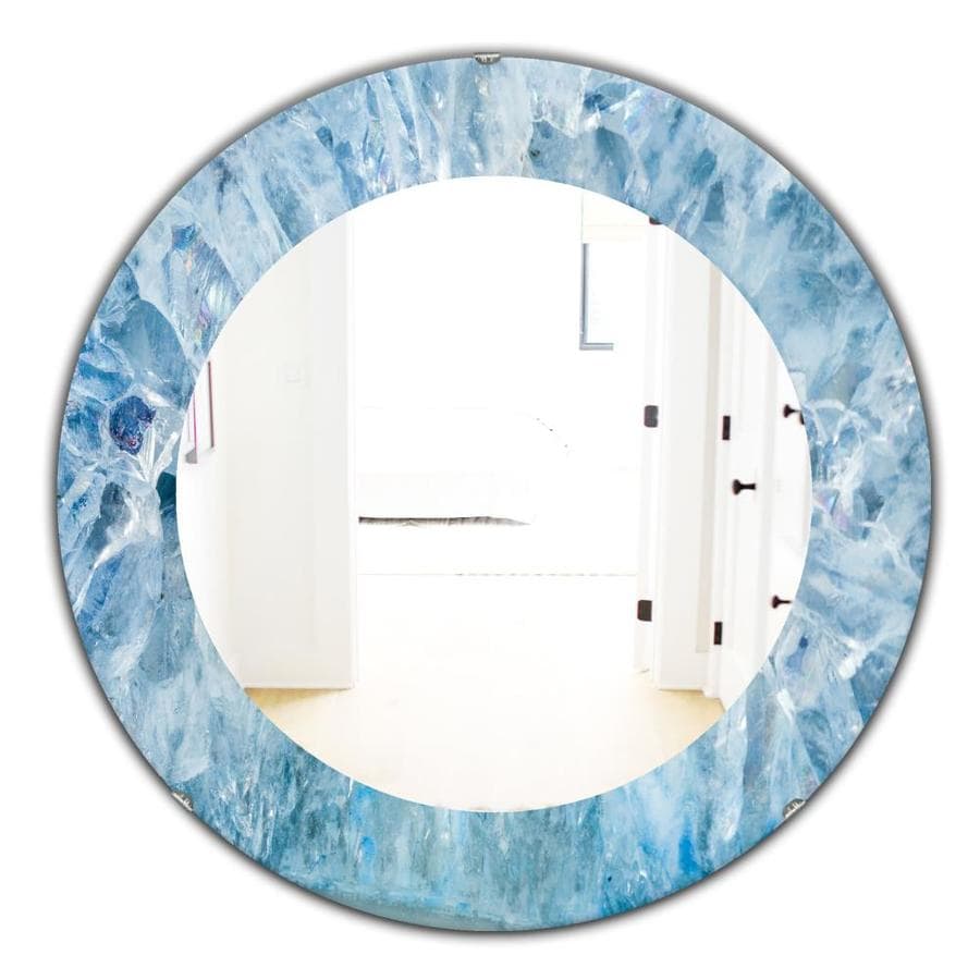 Designart Designart 'Geode Interior with Light Blue Crystals' Mid ...