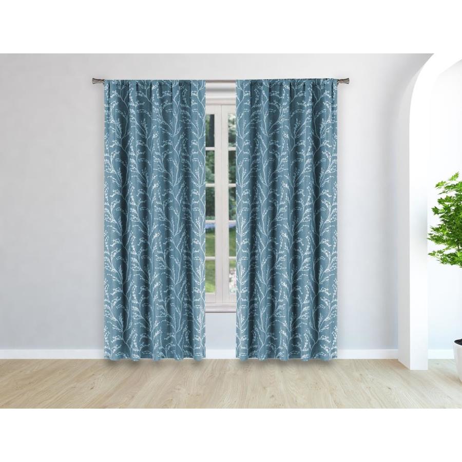 Duck River Textile 84in Light Teal Polyester Blackout Standard Lined