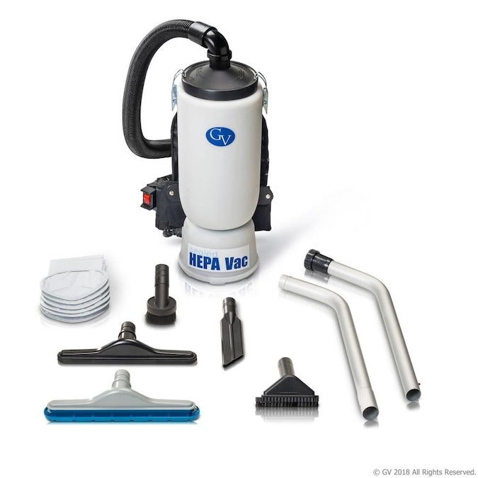GV HEPA Filter Commercial/Residential Backpack Vacuum in the Backpack Vacuums department at