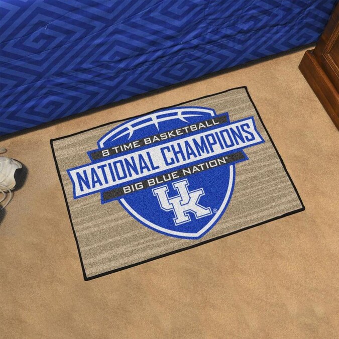 FANMATS Kentucky Wildcats NCAA Dynasty Mat 11/2ft x 21/2ft Brown Rectangular Indoor Door Mat