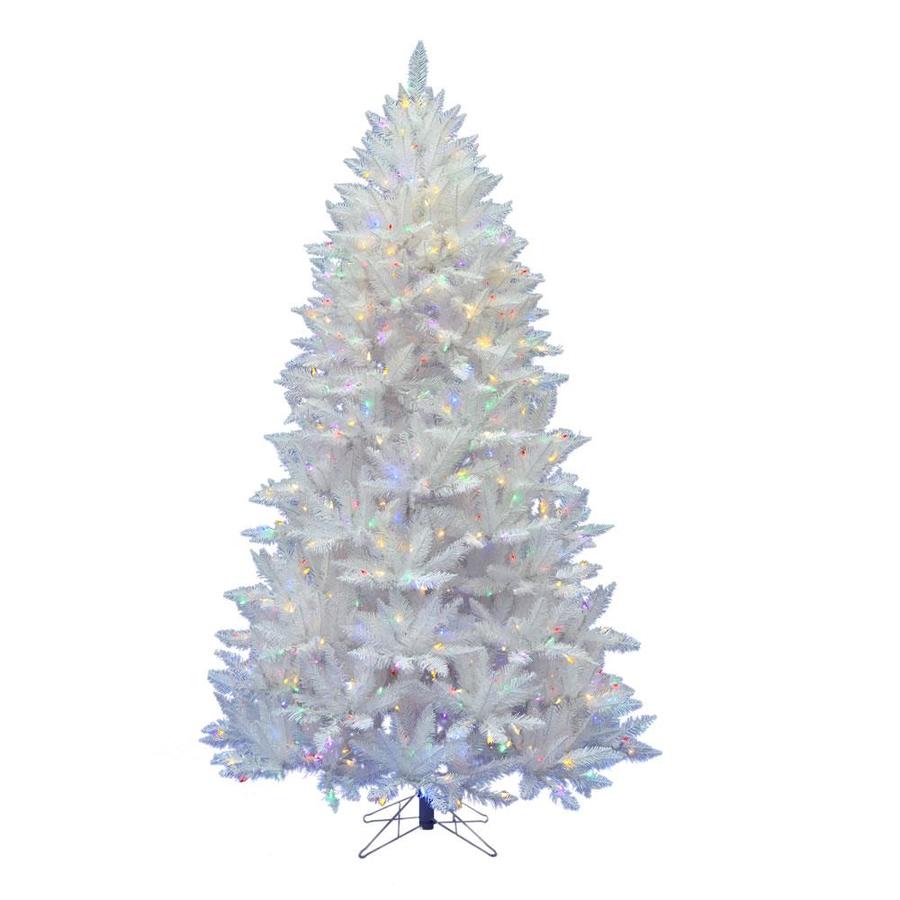 Vickerman 8.5ft Prelit Traditional White Artificial Christmas Tree