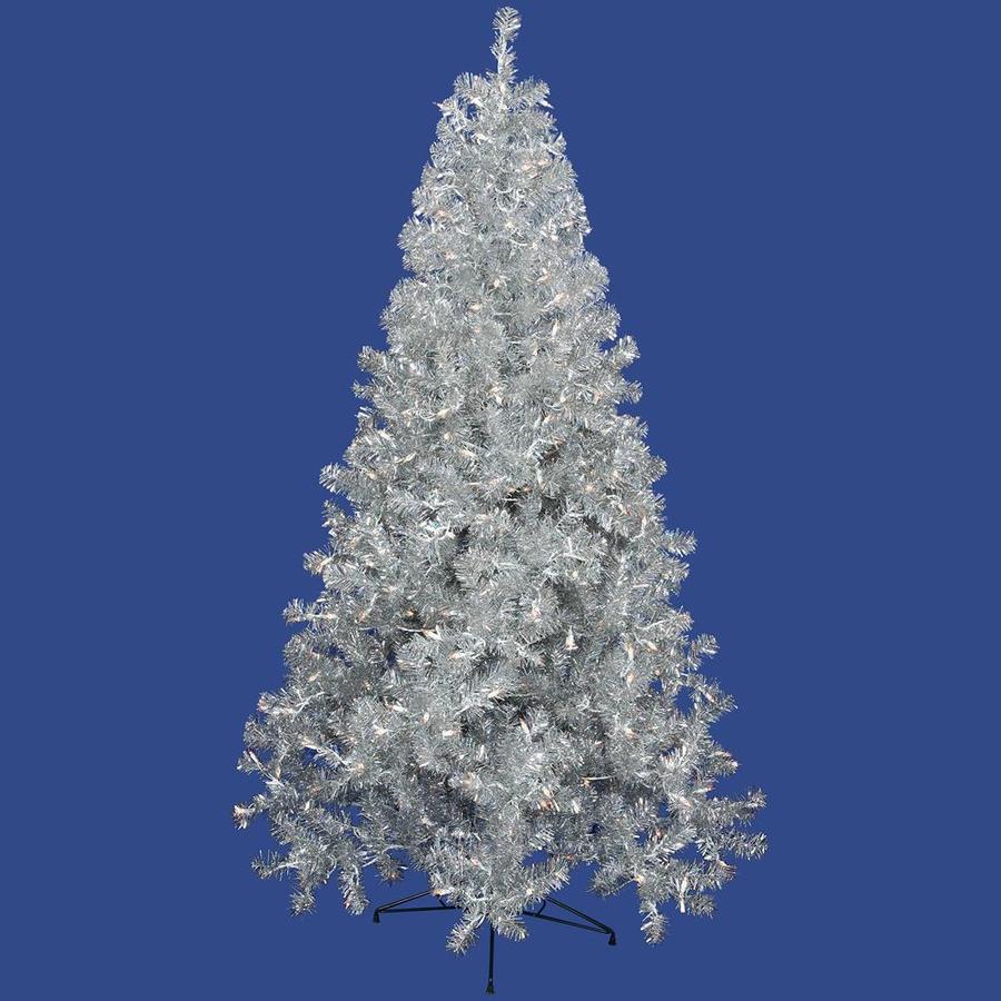 Vickerman 6ft Prelit Traditional Silver Artificial Christmas Tree