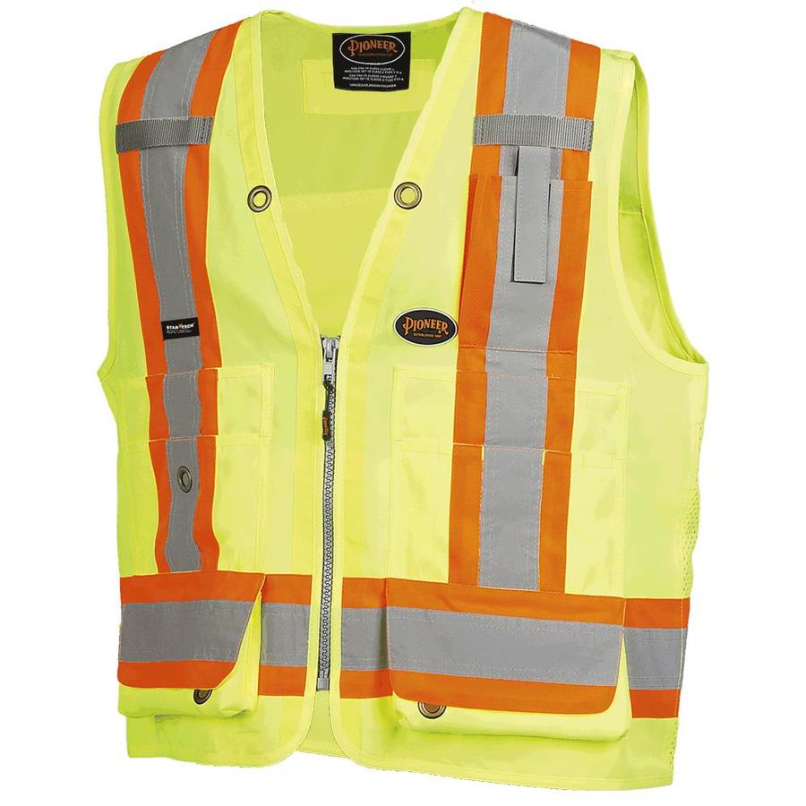 Pioneer 3XL Yellow Polyester High Visibility (ANSI Compliant ...