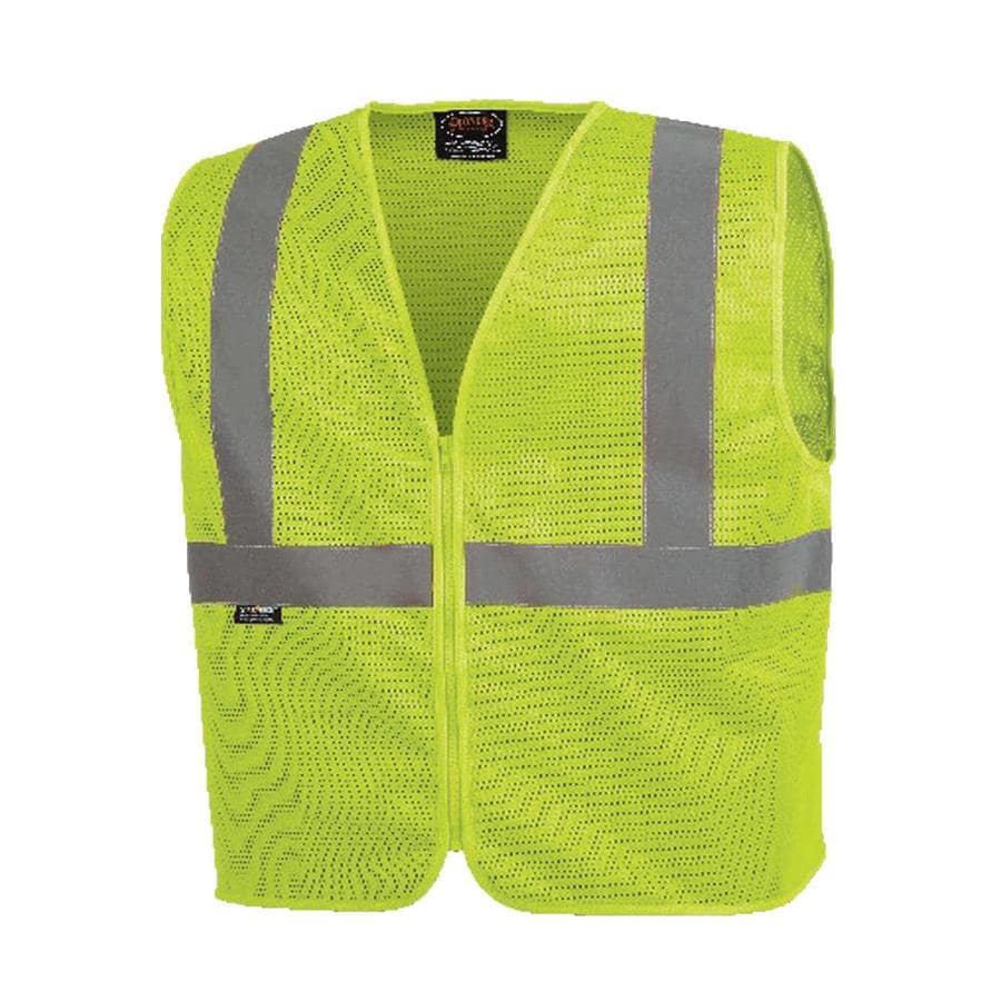 Pioneer High Visibility All-Purpose Mesh Tear-Away Safety Vest with ...