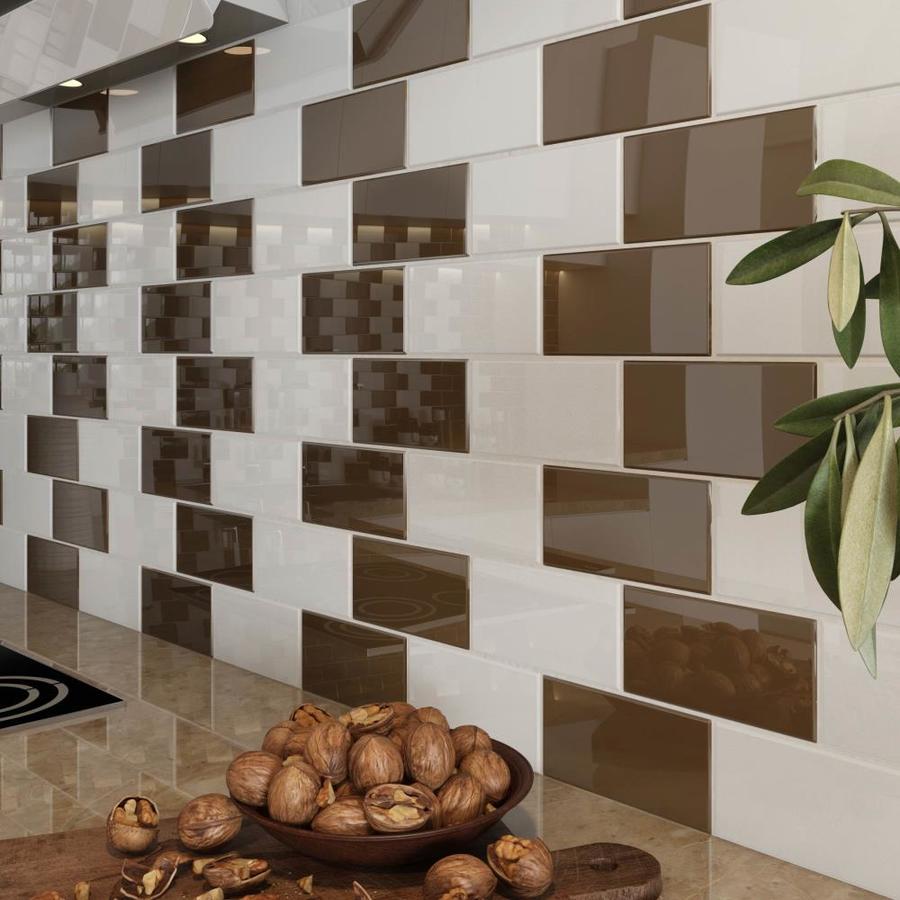 Glass Brown Tile At Lowes Com