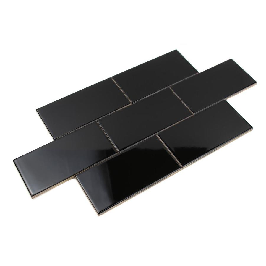 Black Subway Tile at