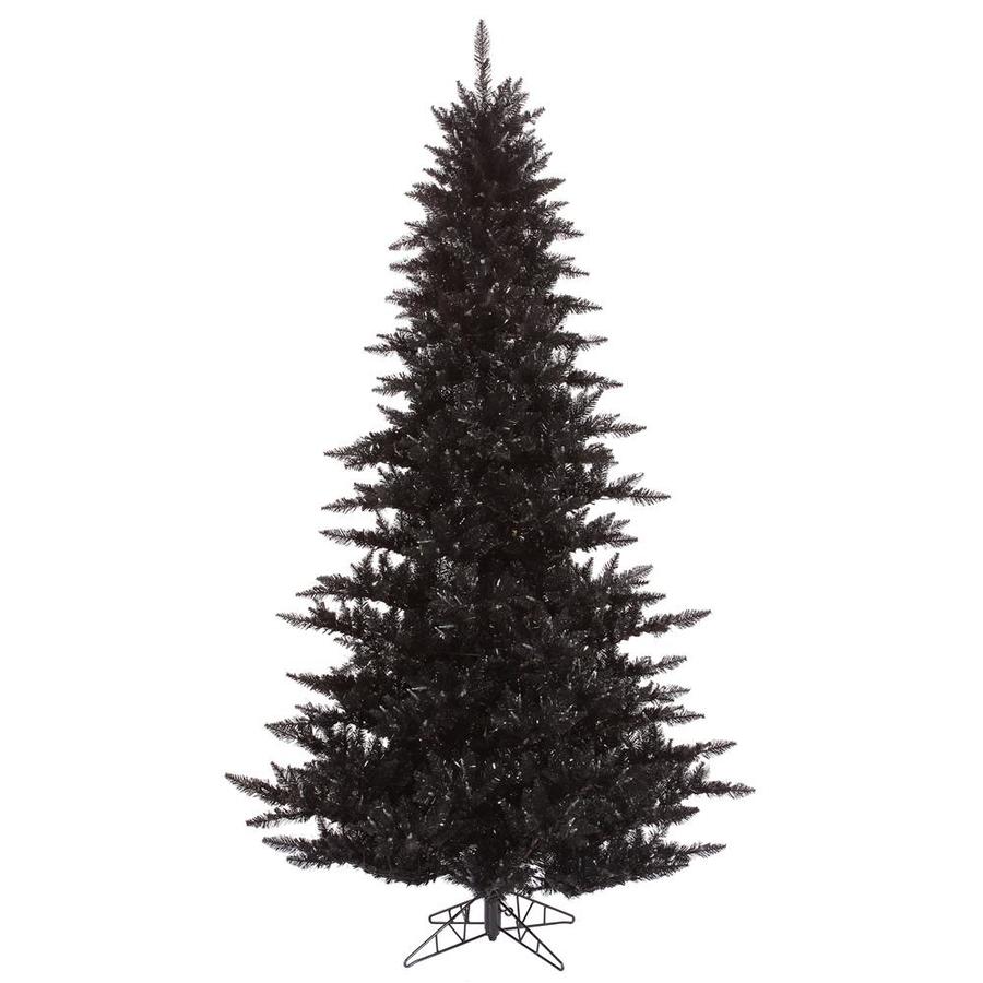 Vickerman 3-ft Traditional Black Artificial Christmas Tree in the ...