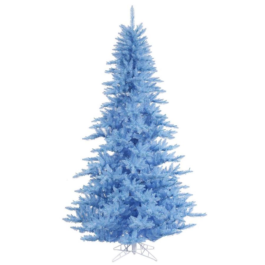 Vickerman 3-ft Traditional Blue Artificial Christmas Tree in the ...