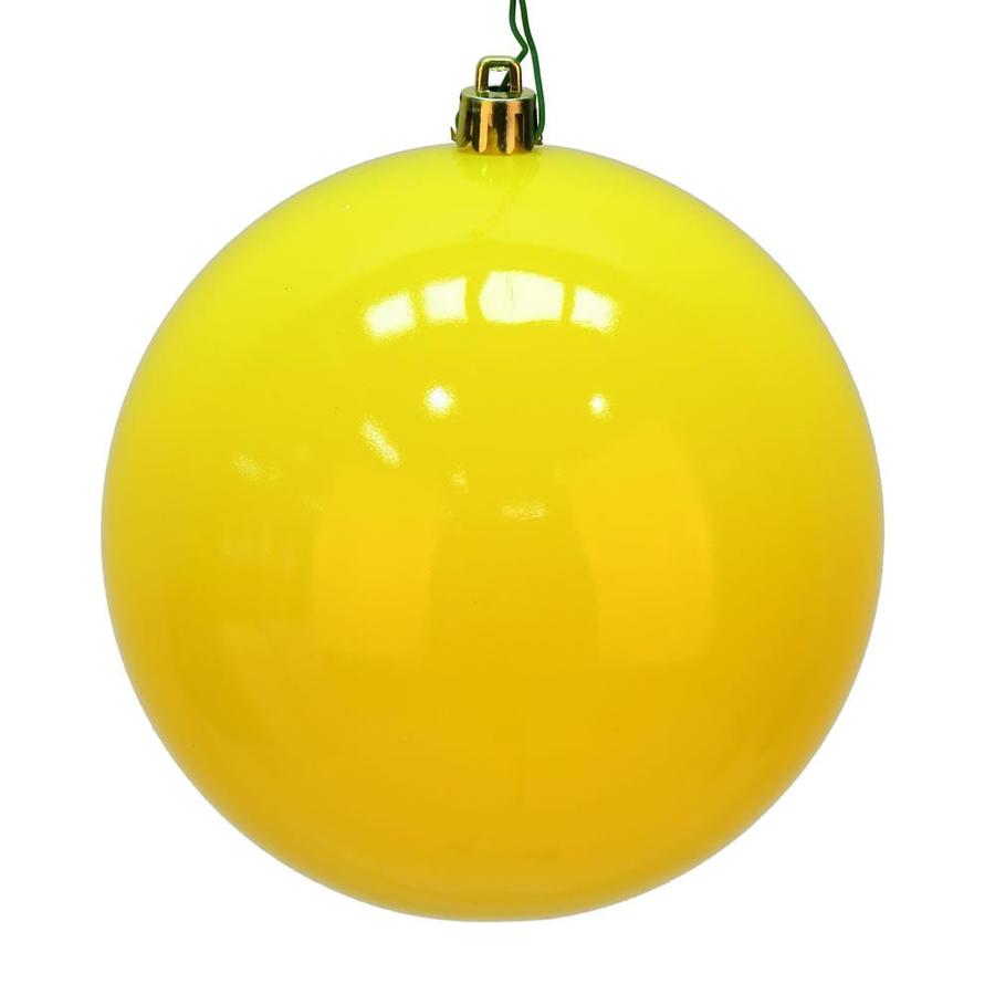 Vickerman Yellow Ornament in the 