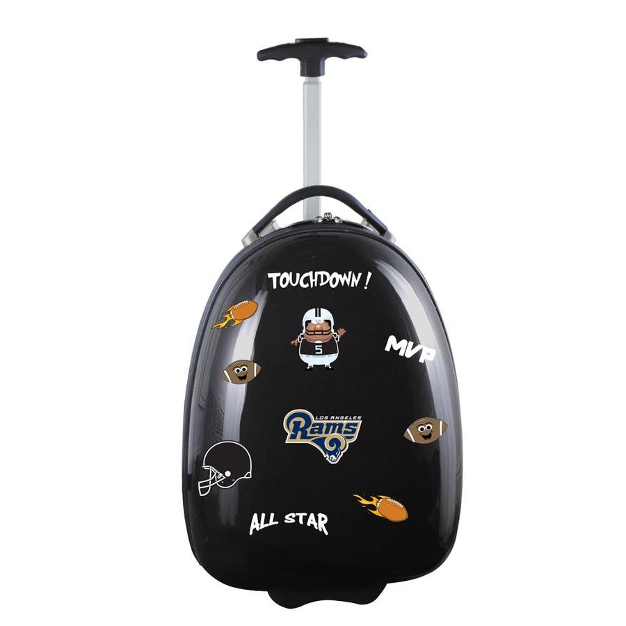 Mojo Licensing NFL Los Angeles Rams 18.50 x 12.5 x 10 Black Polycarbonate Hardshell Garment Bag