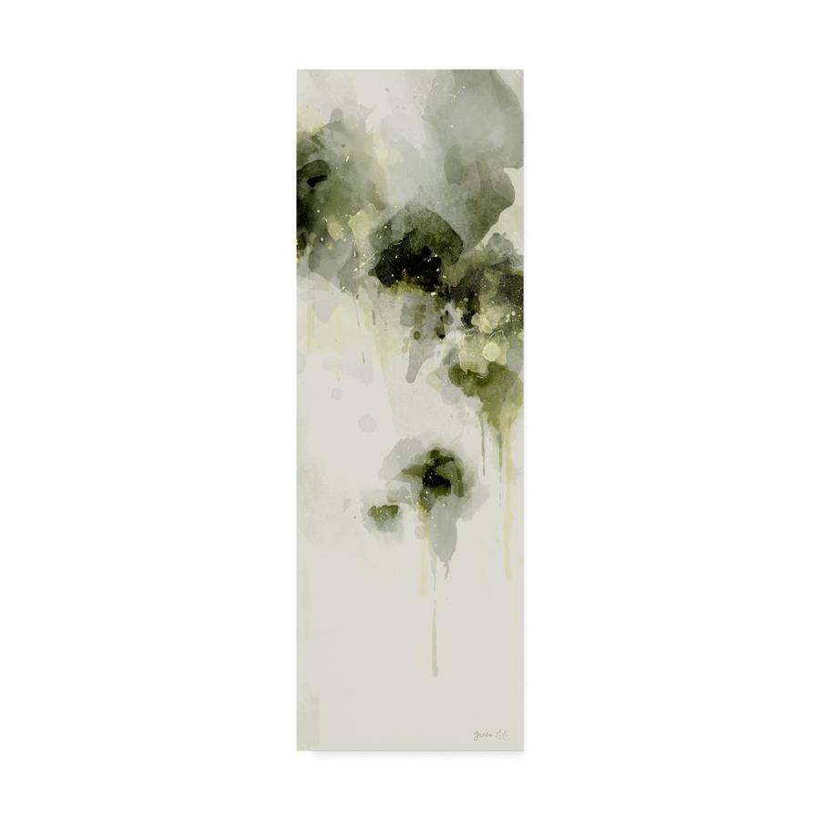 Trademark Fine Art Green Lili "Misty Abstract Morning I" 16x47 Canvas