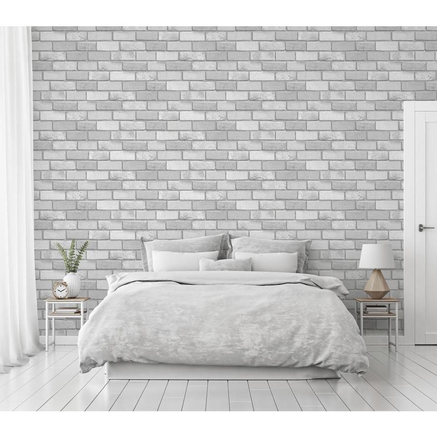 Arthouse Diamond Silver Brick Vinyl Wallpaper in the Wallpaper ...