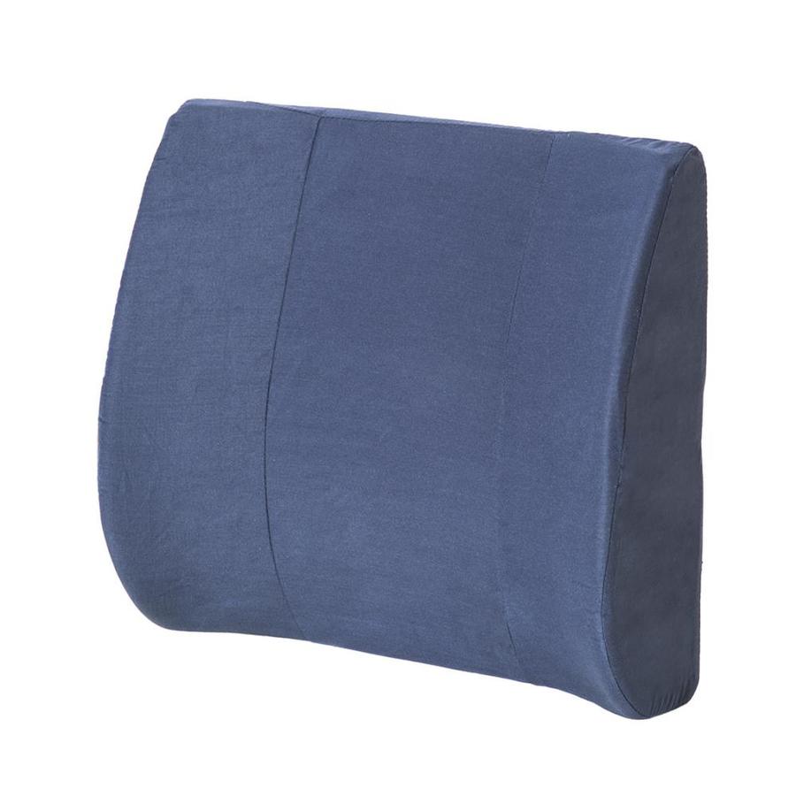 Essential Medical Supply Lumbar Cushion with Elastic Strap with Navy ...