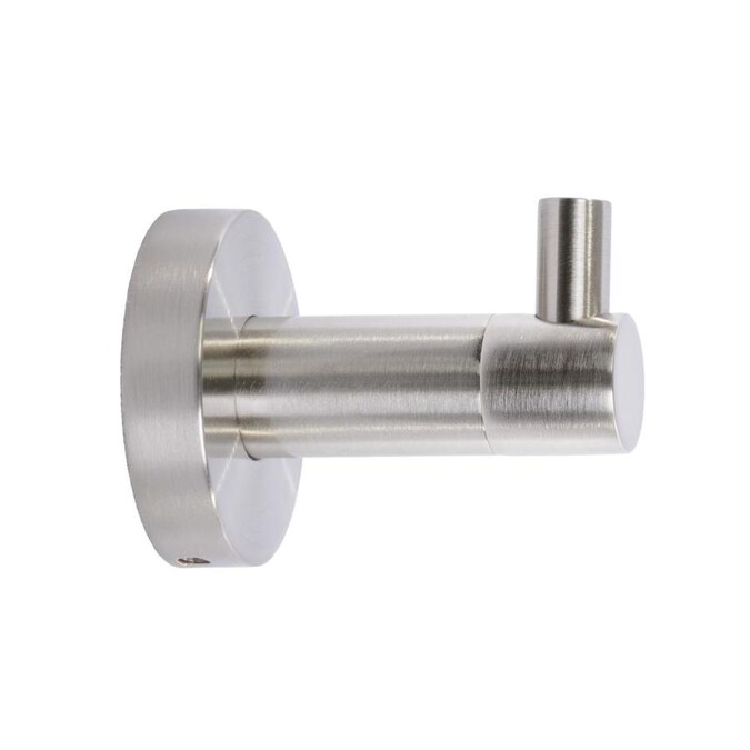 Italia Venezia Single Hook Brushed Nickel Towel Hook In The Towel Hooks Department At Lowes Com