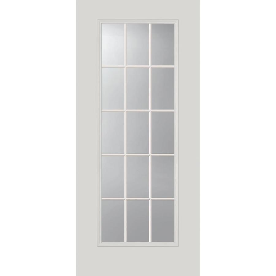 ODL Grills between glass 15 lite 22-in x 64-in Clear Front Door Glass ...