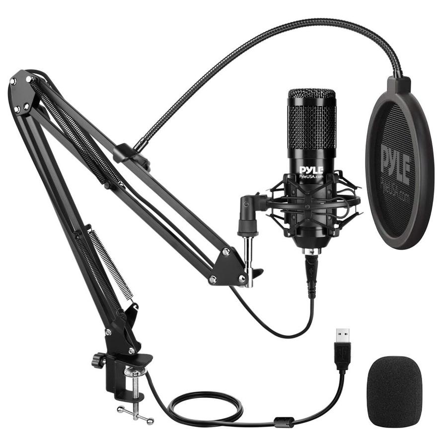 Popu pino micrófono grabación estudio Usb volumen de 3,5 mm 