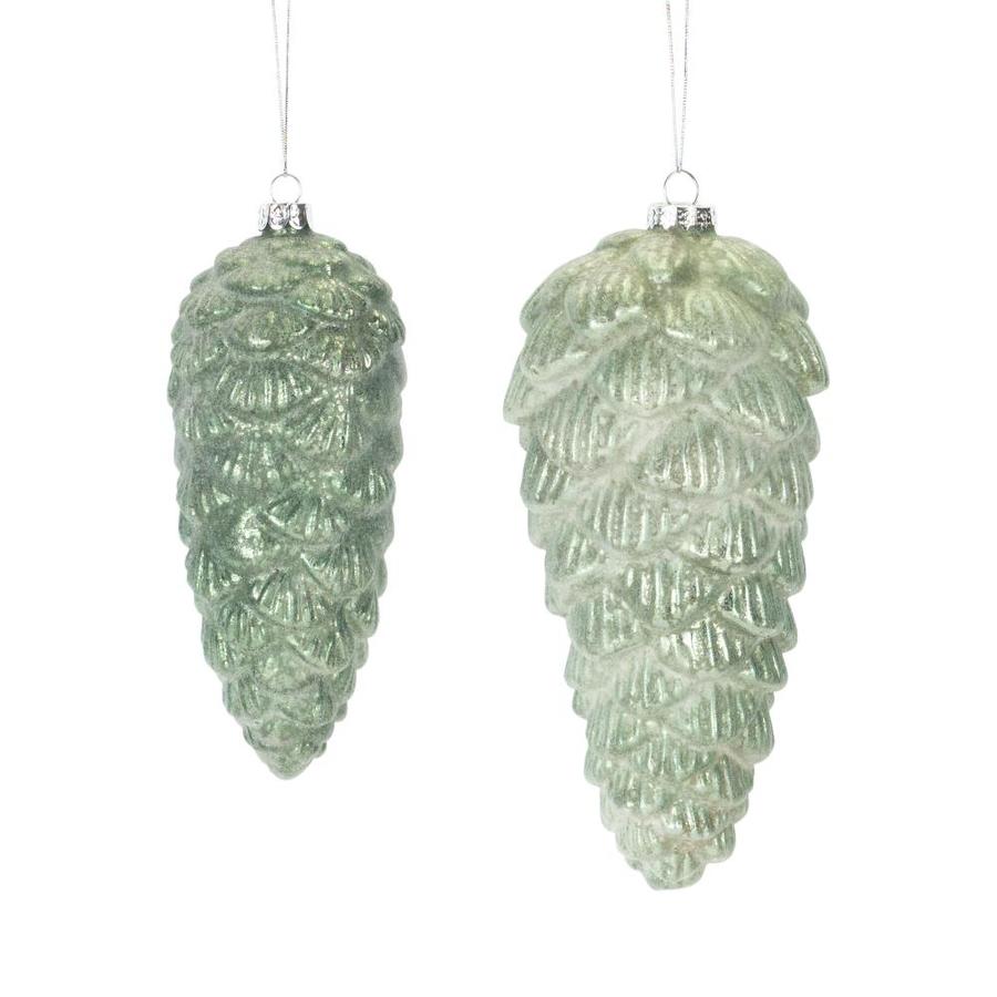 6Pack Green Ornament Set in the Christmas Ornaments department at